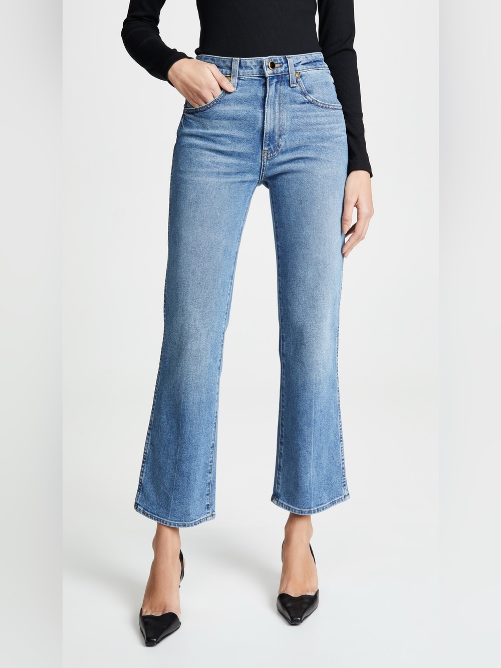 Khaite Vivian Bootcut Jeans